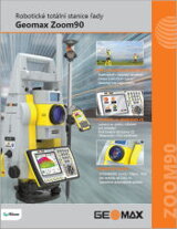 Brožura robotické totální stanice Geomax