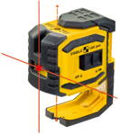 Interiérový křížový laser pro měření rovin